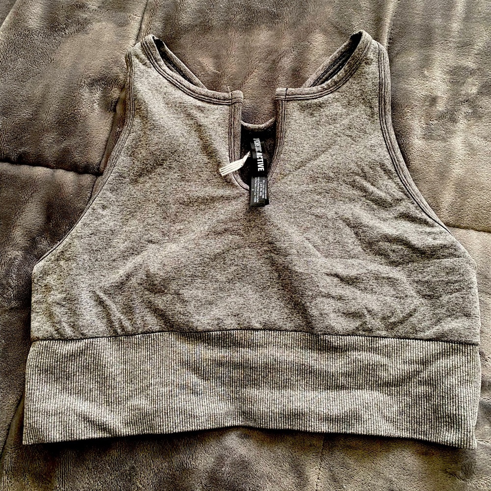 Like new pink sports bra